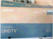 Smart tv samsung schermo curvo da 65 pollici 4k